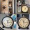 Vintage Analog Alarm Clock, 5.25 inch Small Silent Desk Clock with Night Light, Battery Operated for Table, Bedroom, Bedside, Living Room, Room Decor (Classic)
